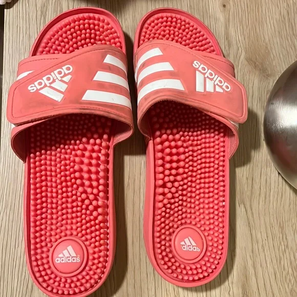 Ladies adidas slippers deals
